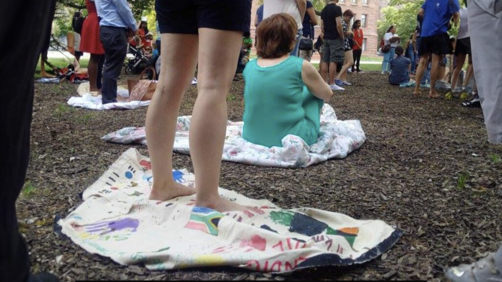 In-progress Blanket Exercise in Toronto